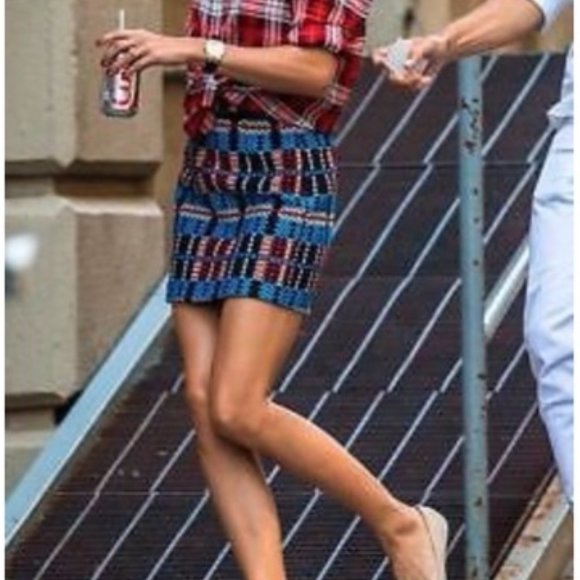 Zara Dresses & Skirts - Zara Woman Aztec Tribal Boho Knit Mini Skirt M